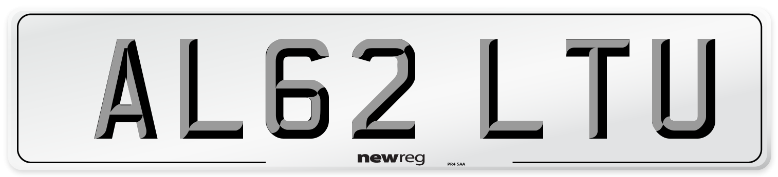 AL62 LTU Number Plate from New Reg